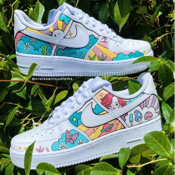 Authentic Nike Air Force 1 Customized Freeshipping - Picture 5 of 5